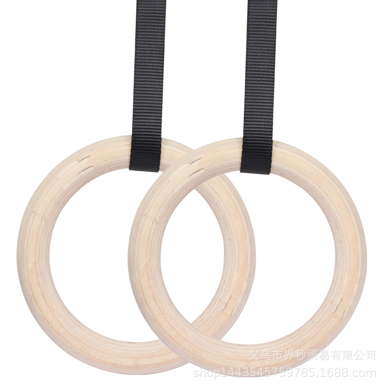 Picture of Factory wholesale indoor gymnastics fitness rings sports rings birch rings suit home sports rings