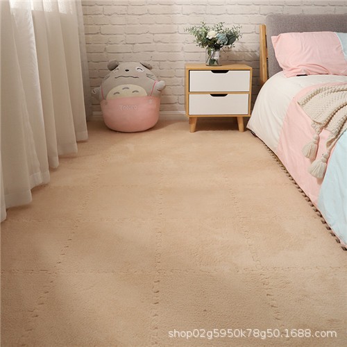 Picture of Amazon Cross-border Stitching Carpet Floor Mat Bedroom Bedside Mat Balcony Floor Mat Mosaic Carpet Removable Washable Suede