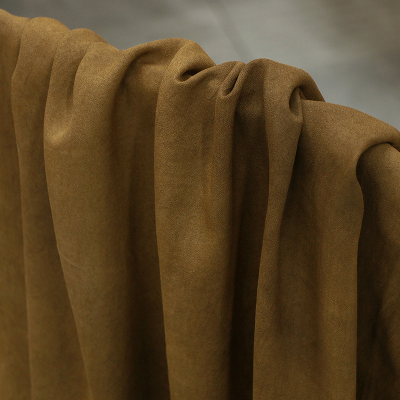 Black Tea Dyeing, the Soul of the Earth Tones | Grape Pulp Old Material Tussah Silk 70cm Narrow Niche Fabric