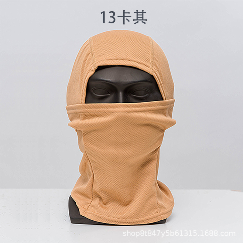 Picture of Cross-Border Summer Sun Protection Mask, Outdoor Cycling Dustproof Camouflage Headgear, Tactical Single-Hole Headgear, Headscarf for Fishing