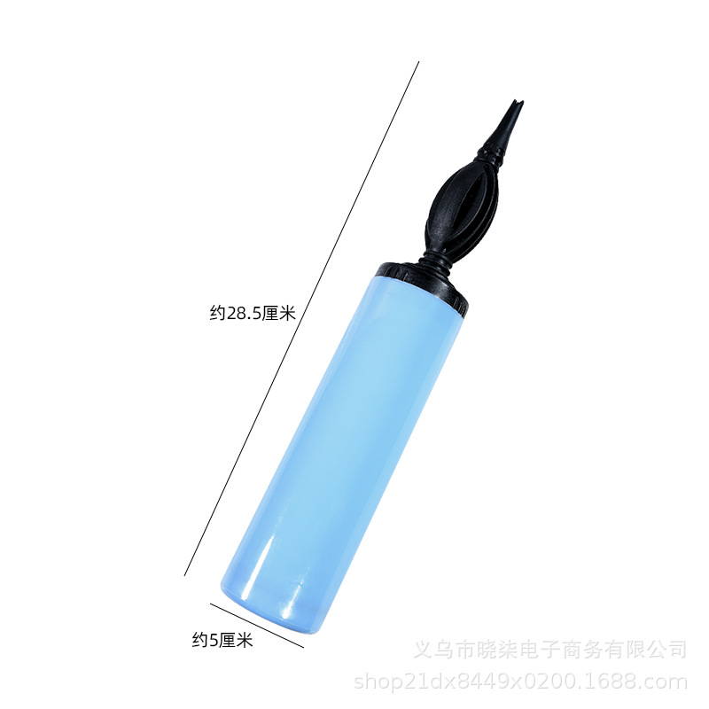 Picture of Balloon Hand Push Inflator Macaron Color Balloon Inflation Tool Portable Hand Push Inflator Pump