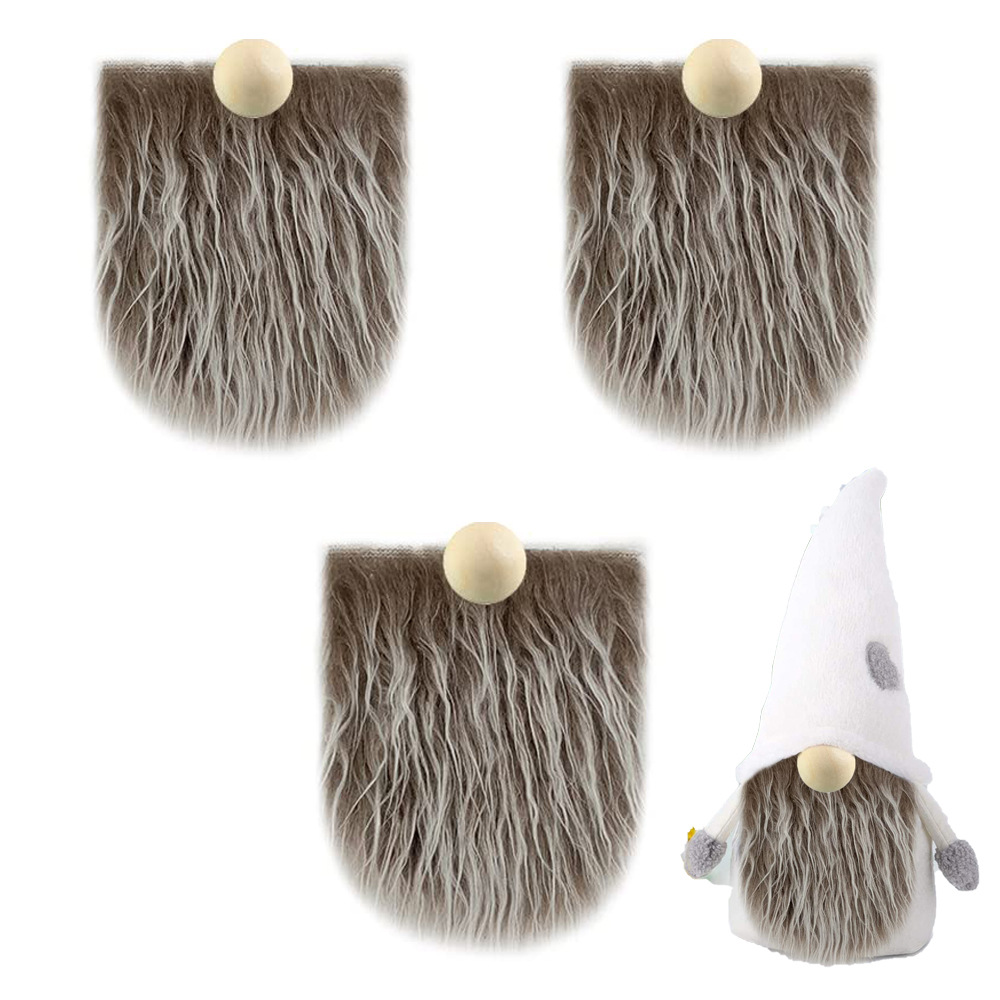 Picture of Cross-Border Gnome Dwarf Beard Artificial Hair Beard Easter Christmas Decoration Handmade DIY Accessories Lace