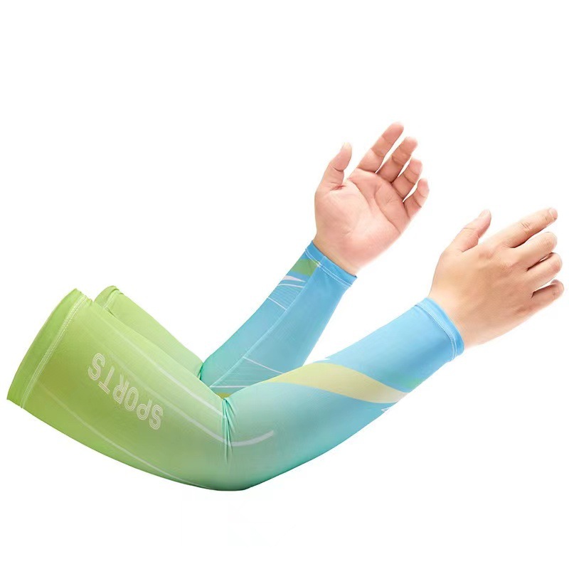 Picture of Sun protection ice oversleeve men's oversleeve Ice Silk gloves women's summer thin UV protection riding face towel driving source