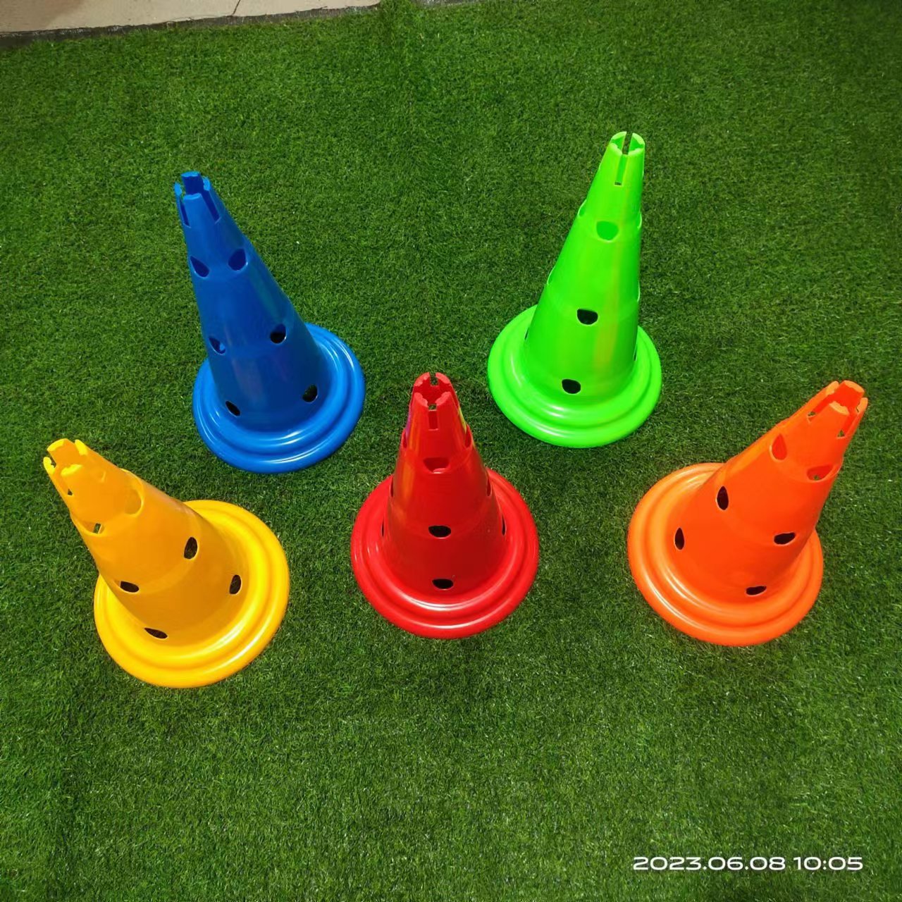 Picture of Children's football basketball training mark school road cone obstacle Mark barrel multi-cone barrel sporting goods training equipment