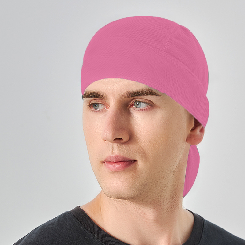 Picture of Pirate Hat Mesh Moisture-Wicking Ice Silk Cycling Cap Sports European and American Sun Protection Quick-Drying Headscarf Thin Breathable Moisture-Absorbing