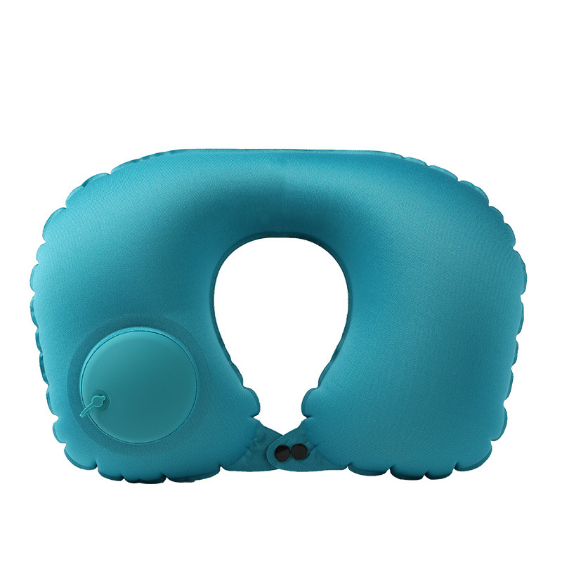 Picture of Inflatable U-shaped Pillow Cool Pressing Inflatable Pillow Travel Portable Neck Pillow Travel Sanbao Storage Pillow for Airplane