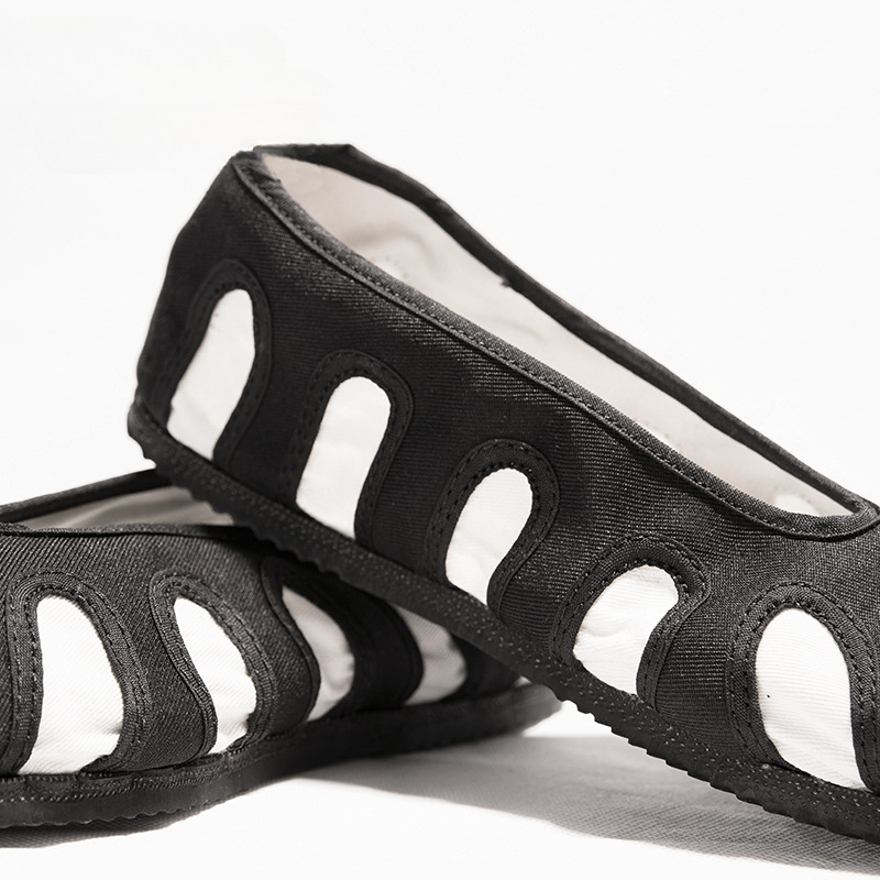 Wudang Mountain Taoist Shoes, Traditional Handmade Cloth Shoes, Taoist Ten-Sided Shoes, Martial Arts Tai Chi Practice Shoes, Retro Wudang Taoist Shoes
