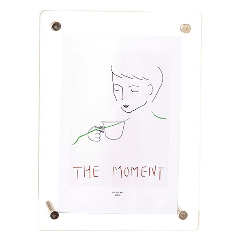 Acrylic photo frame decoration 6 7-inch photo ins postcard display double-sided transparent A4 poster puzzle frame decoration