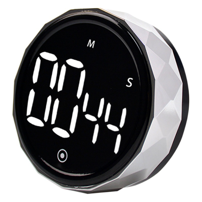 New rotating tire timer round magnetic suction rotating kitchen timer home outdoor baking learning