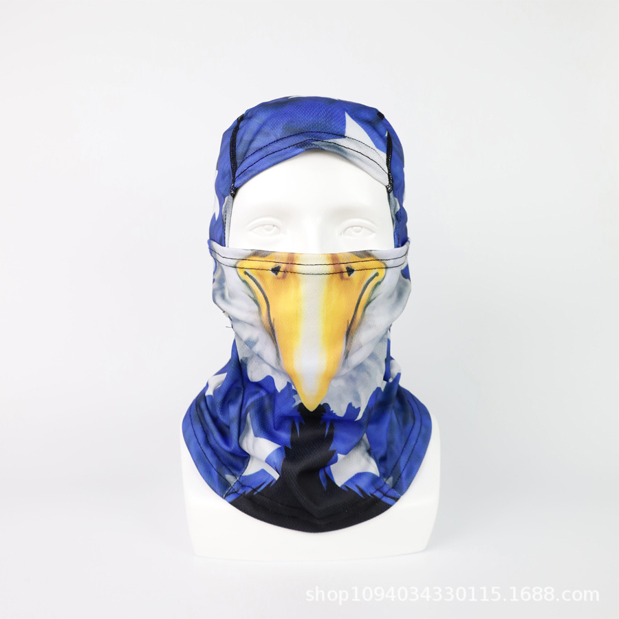 2025 European and American Summer New Cross-Border Sun Protection Cycling Mask Balaclava Breathable and Comfortable Headgear