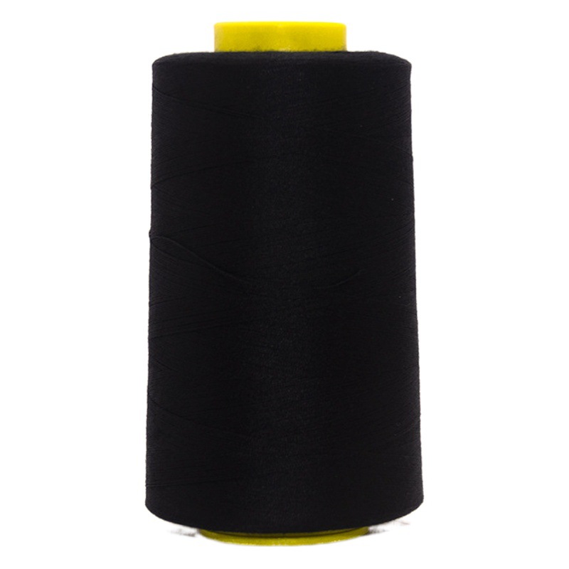 40S2 Cotton Thread 5000 Yards White Thread Large Roll Sewing Machine Thread Factory Clothing Polyester Thread Sewing Thread 402 Black Thread