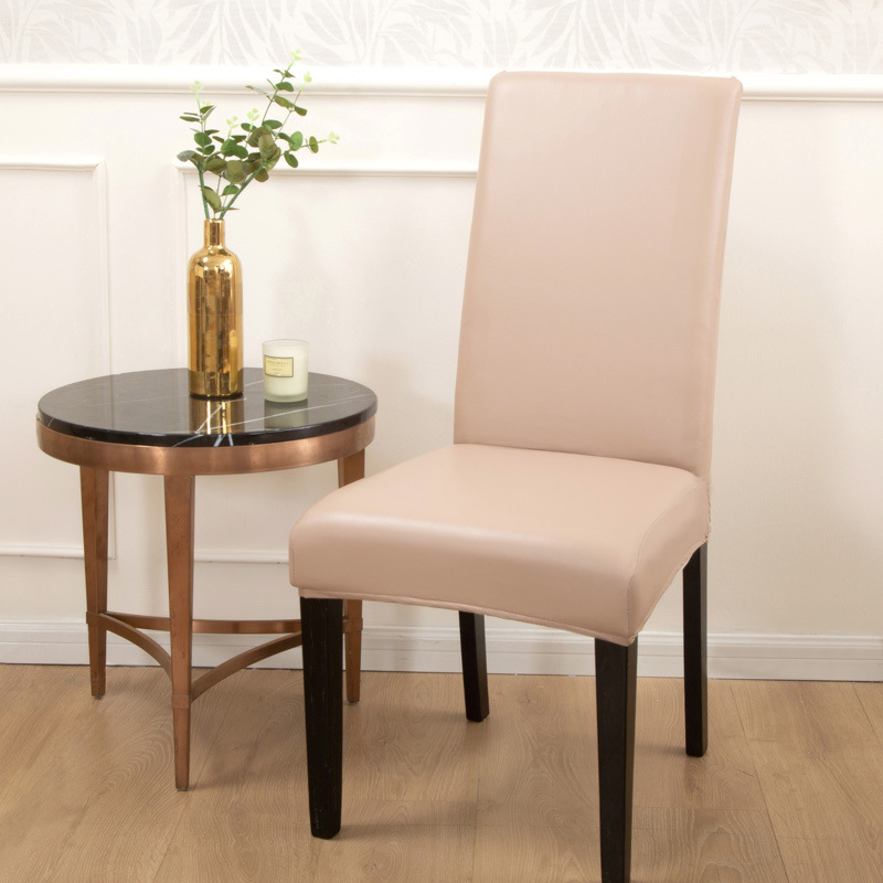 Picture of Cross-border New Solid Color Stretch Leather Seat Cover Amazon wish Dining Chair Office Waterproof and Dustproof Chair Cover