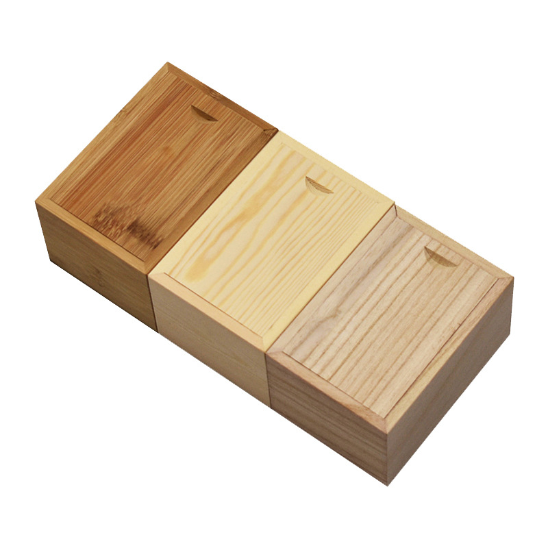 Picture of Pull-out bamboo box wooden packaging empty box can be sized logo variety of gift box in stock storage wooden box wholesale