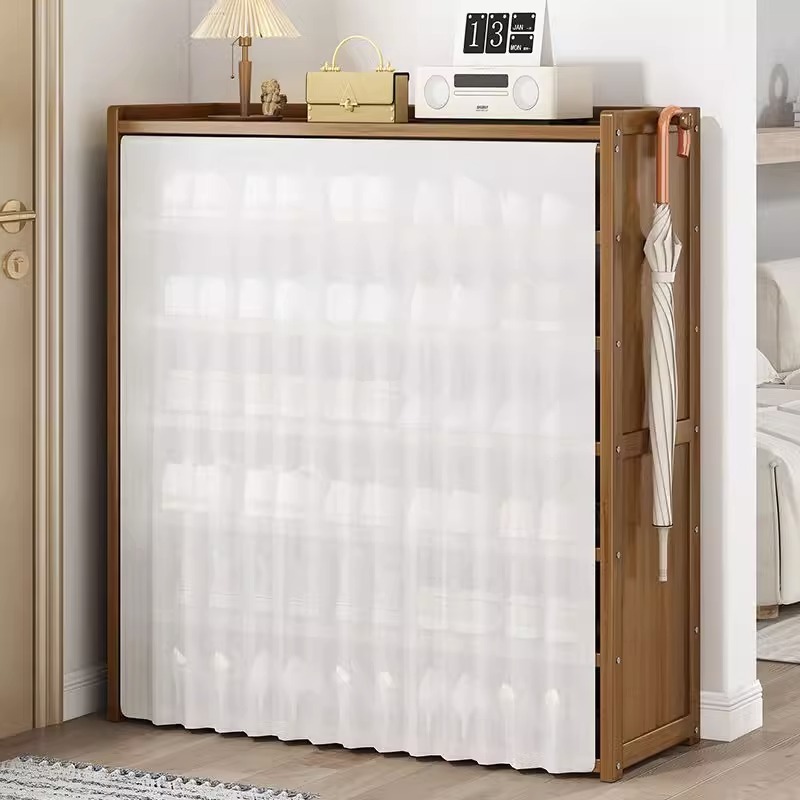 2025 Shoe Rack Multi-storey Home Doorway Storage Shelf Dustproof Rental House Simple Large-Capacity Shoe Cabinet Floor
