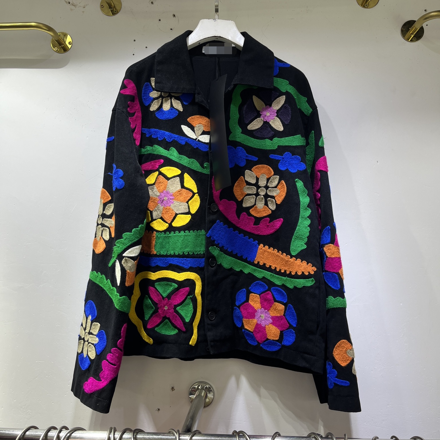 Picture of European Fashion Brand 2024 Autumn New Fashion Heavy Industry Embroidered Fashion Coat Women's Loose All-match Casual Jacket Top