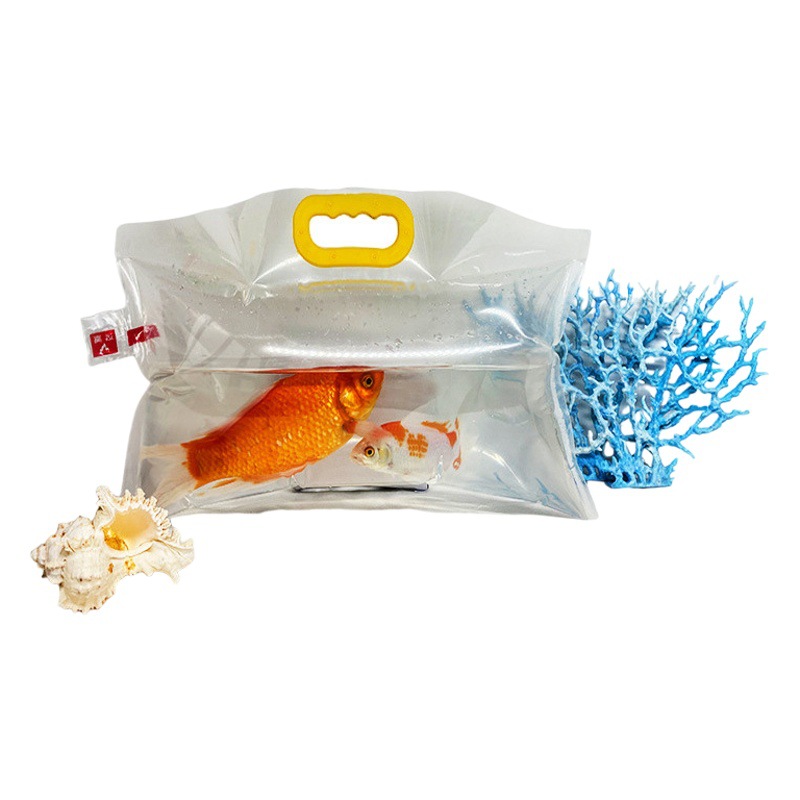 Oxygen packaging bag live fish plus printing live fish bag oxygenated bag aquarium seafood portable express transport bag