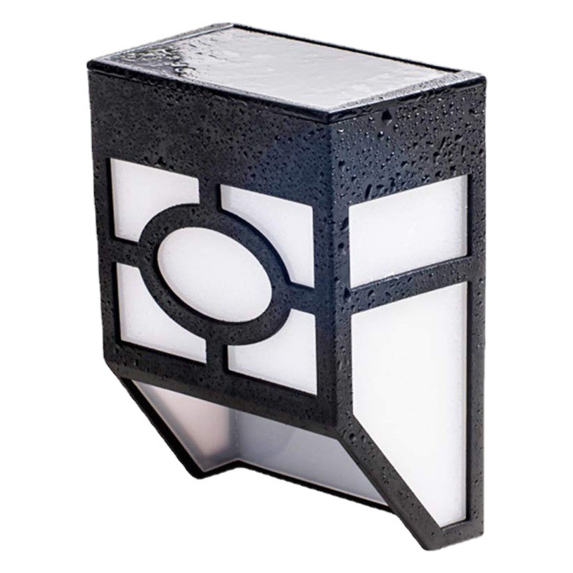 Cross-Border Solar Waterproof Led Wall Light for Fences, Courtyard Grid Lights, Outdoor Fence Lights, Solar Garden Lights