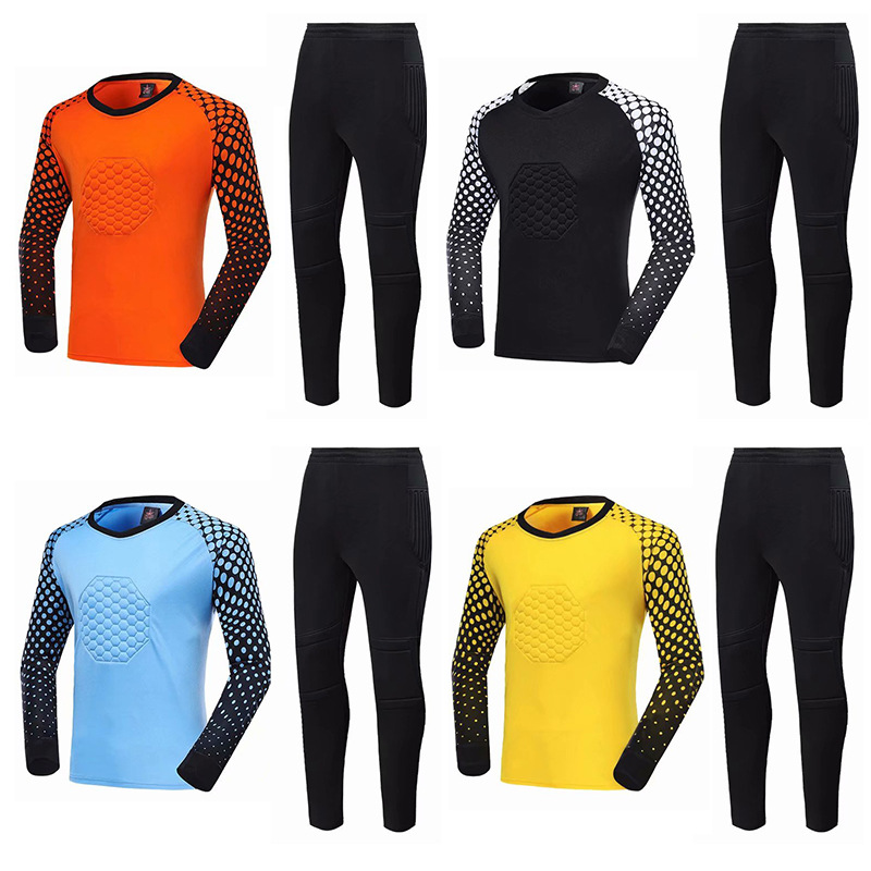 Children's Soccer Goalkeeper Clothes suit Dragon Gate Shirt Football Clothes Door General Clothes Football Training Clothes Jersey