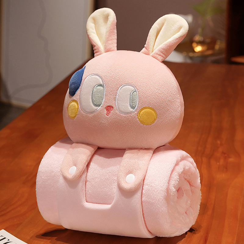Picture of Blanket Nap Blanket Office Flannel Air Conditioning Blanket Nap Shawl Spring and Summer Cartoon Sofa Cover Blanket Small Blanket