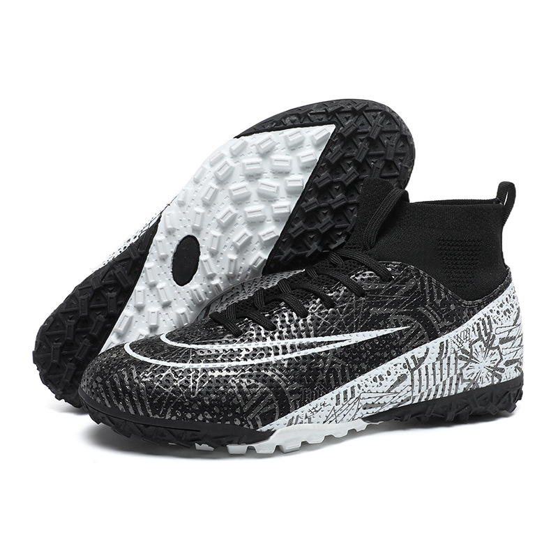 Picture of Football Shoes Children's Training Special Assassin Ronaldo Summer Breathable Non-slip Competition sneaker High-top AG Spike TF