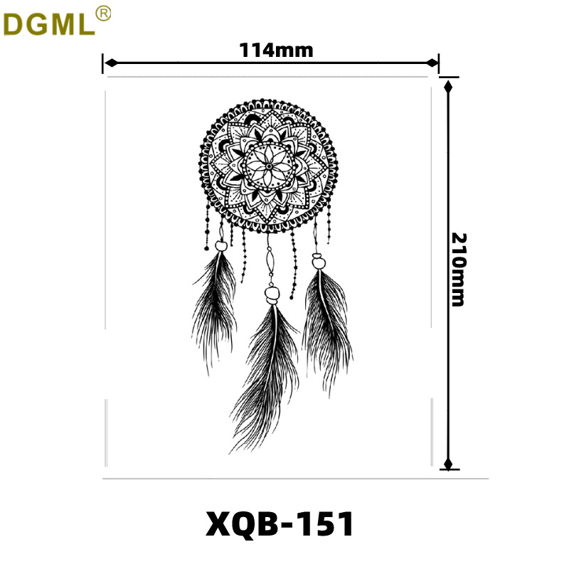 Picture of Children's cartoon flower arm sticker half arm full arm pink pig funny cross-border Henna creative color tattoo sticker wholesale
