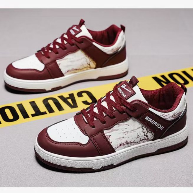 Ink Painting Board Shoes Spring New Explosions All-match Casual Couple Sports Shoes Ins Style Student Guofeng Board Shoes