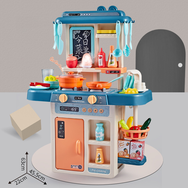Picture of Cross-Border Children's House spray kitchen toys simulation cooking kitchenware set boys and girls gift a generation of hair