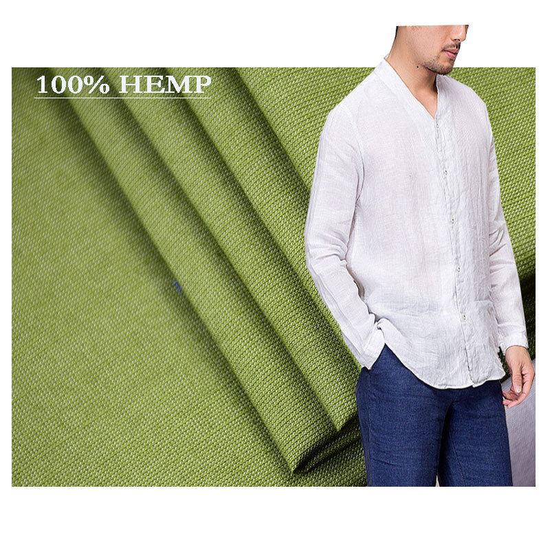 Pure Hemp Fabric Hemp Hemp Fabric Shirt dress Hemp Fabric