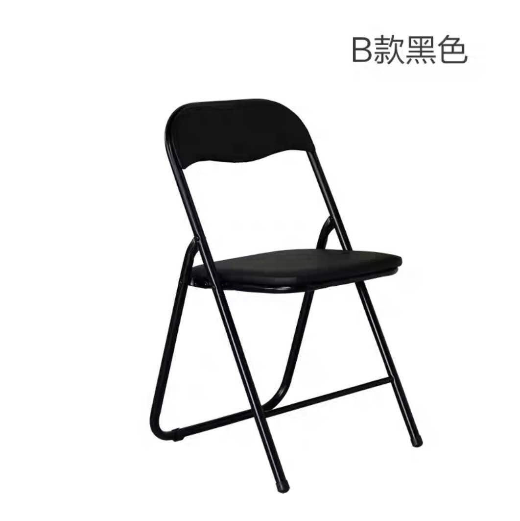 Picture of Manufacturer Wholesale Office Meeting Folding Chair Metal Chair Simple Household Back Chair Training Exhibition Chair Dormitory Chair
