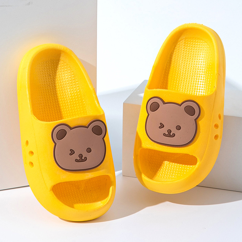 Picture of EVA Children's Slippers Cute Cartoon Boys and Girls Baby Children's Bean Shoes Big Children's Parent-Child Summer Slippers