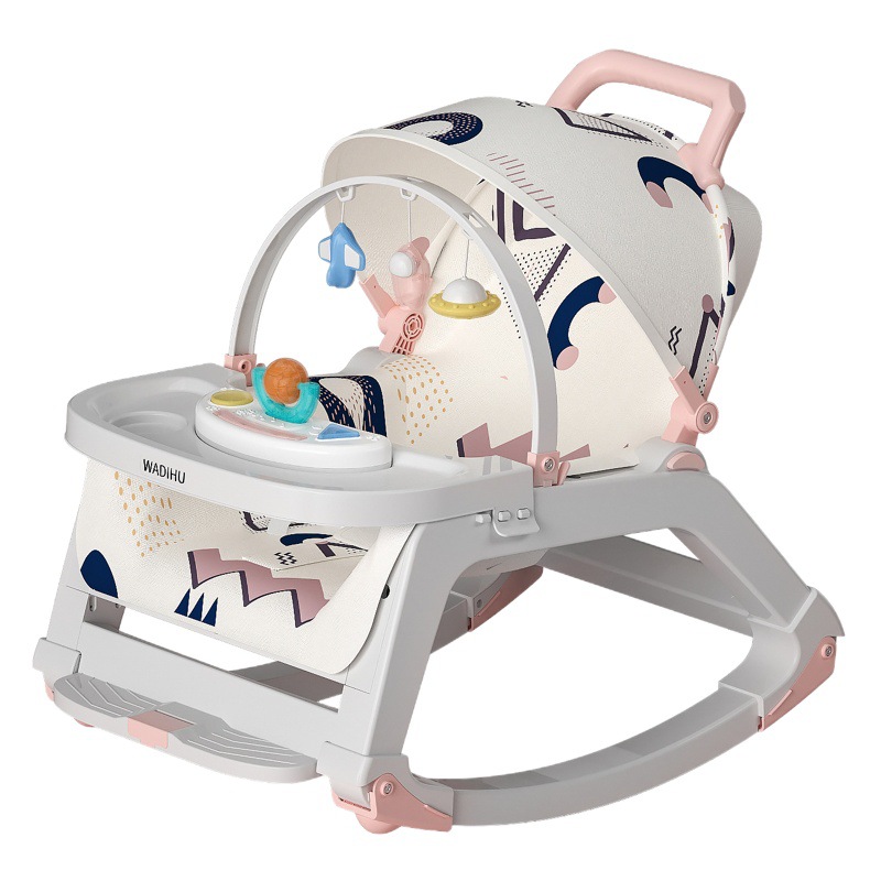Baby Coax Artifact Baby Rocking Chair Comfort Chair Newborn Baby Cradle Recliner Coax Sleeping with Baby Supplies Rocking Bed