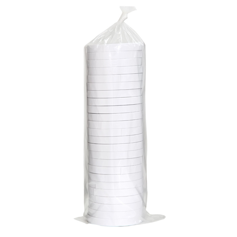Picture of Deli 30401 tissue double-sided tape 12mm * 10y * 80um (white)(24 rolls/bag) paper glue stationery wholesale