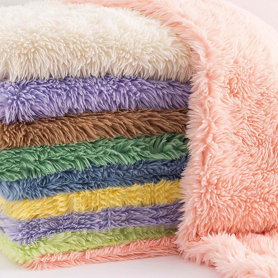 3cm Tuscan plush fabric hairy monster toy hugging fabric handmade DIY doll fabric floor mat