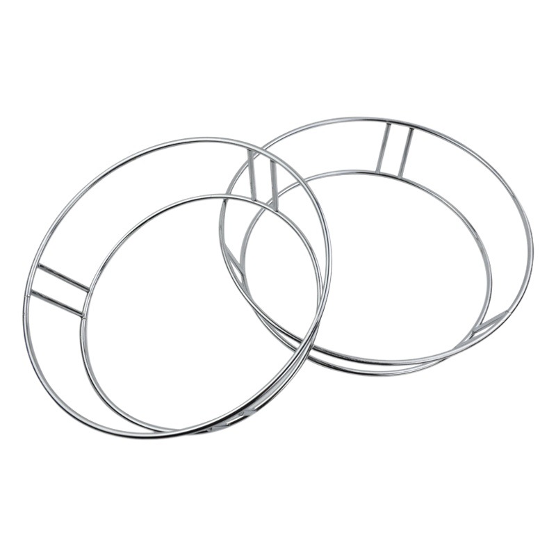 Solid stainless steel pot mat round tube pot rack storage rack insulation pot rack pot ring pot mat stove rack storage rack