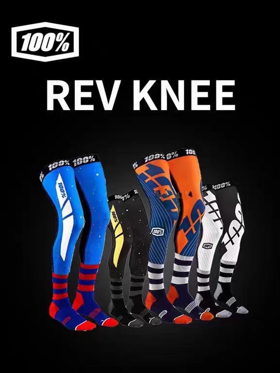 in stock New 100% Four-color Cross-country Motorcycle Stretch Ice Silk Pressure Non-slip Men's and Women's Mechanical Leg Inner Wear Stockings