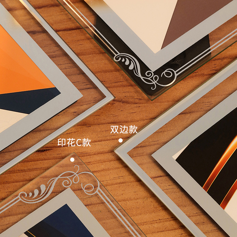 Picture of A4 Glass Crystal Photo Frame Empty Frame Table High-End A5 Certificate Display Frame Patent Certificate of Honor Frame Wholesale