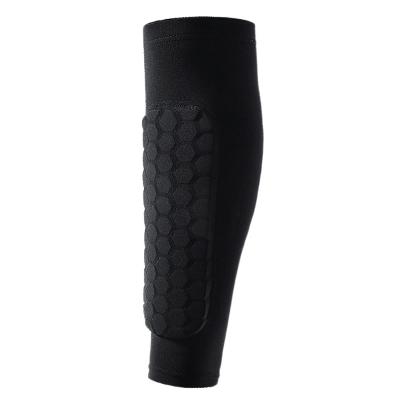 Outdoor Sports Honeycomb Breathable Anti-Collision Football Leg Socks Sweat-Absorbent Anti-Slip Sports Calf Protection Protective Gear in Stock