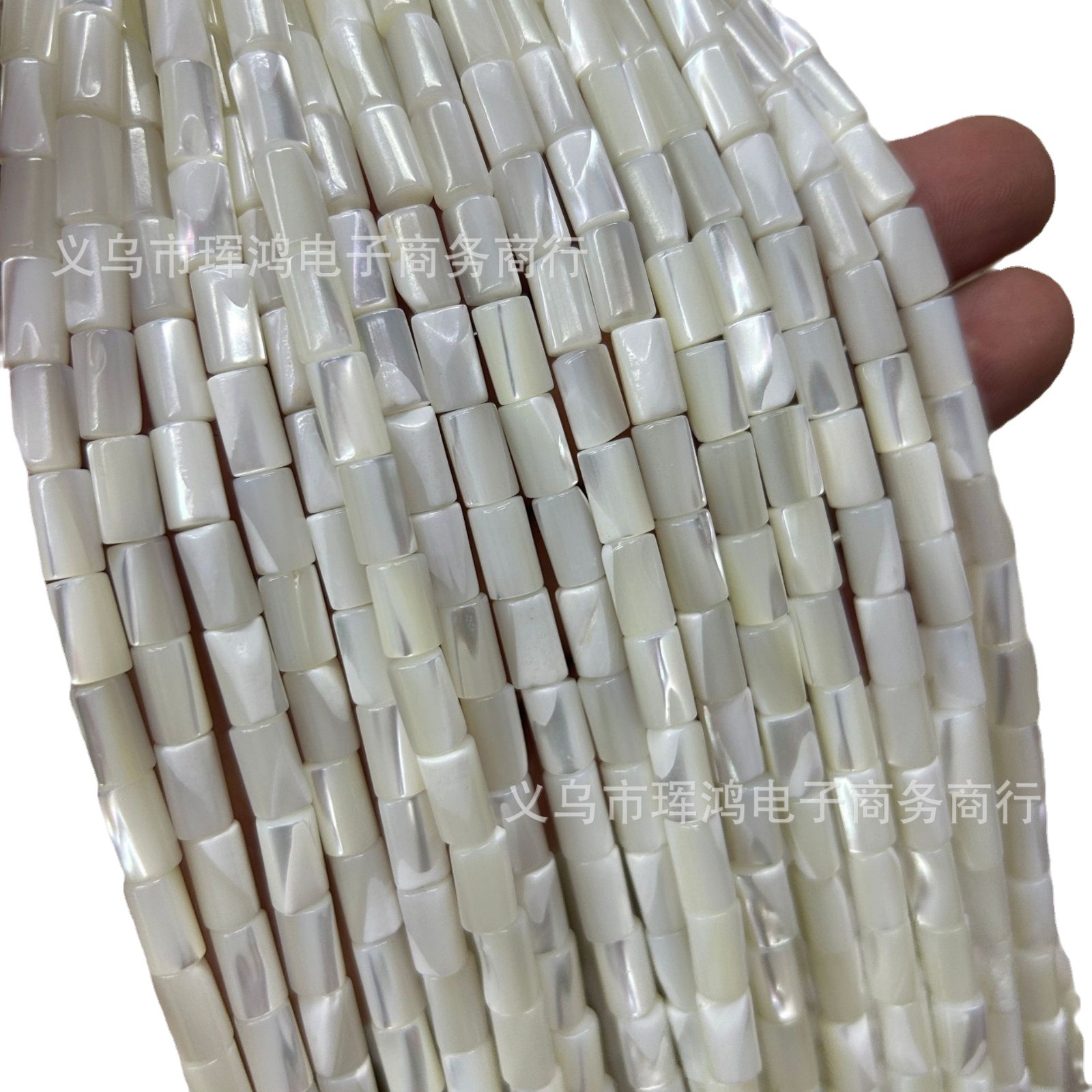 Picture of Horseshoe screw straight barrel beads loose beads Horseshoe screw tube beads necklace bracelet DIY accessories beaded beads wholesale