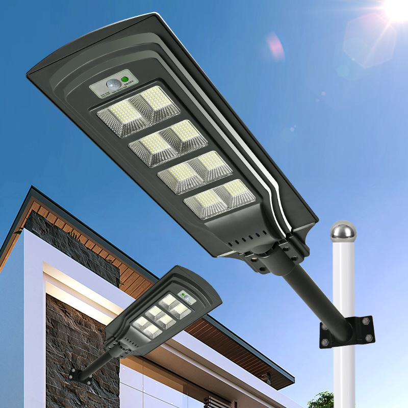Outdoor Solar Garden Street Light Integrated Floodlight Human Body Sensor Led Light New Rural Zhongshan Source