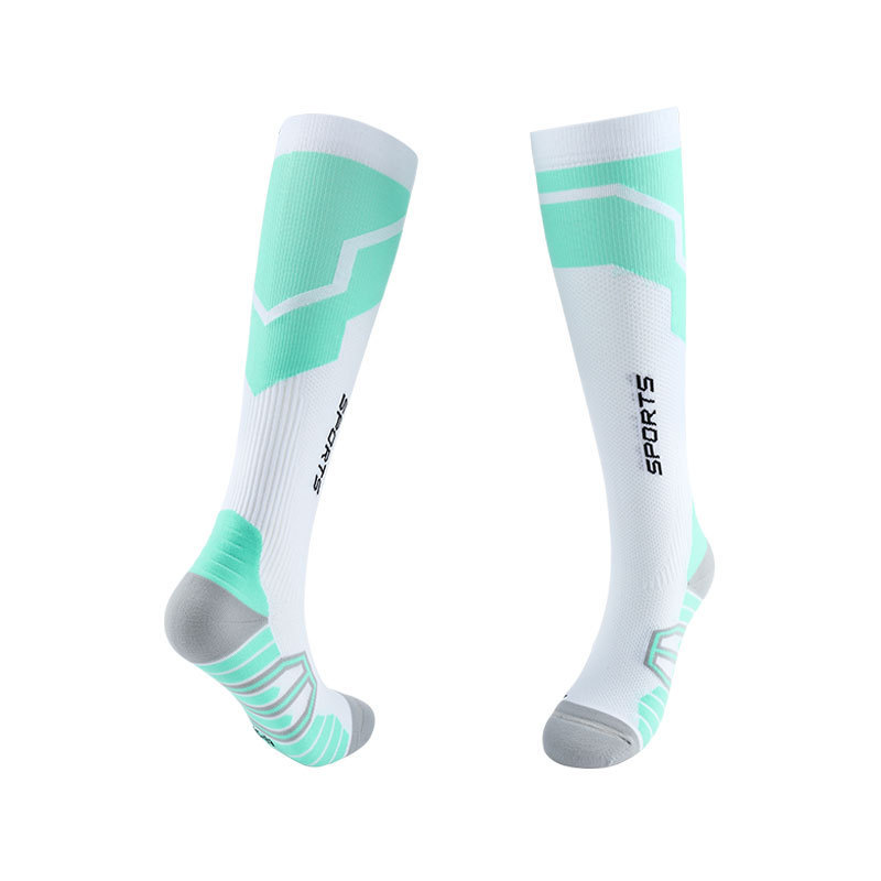 Picture of Autumn and Winter Professional Cycling Socks for Men and Women, Skipping Rope, Running Sports Socks, Slim and Beautiful Leg Pressure Socks, Long Compression Socks
