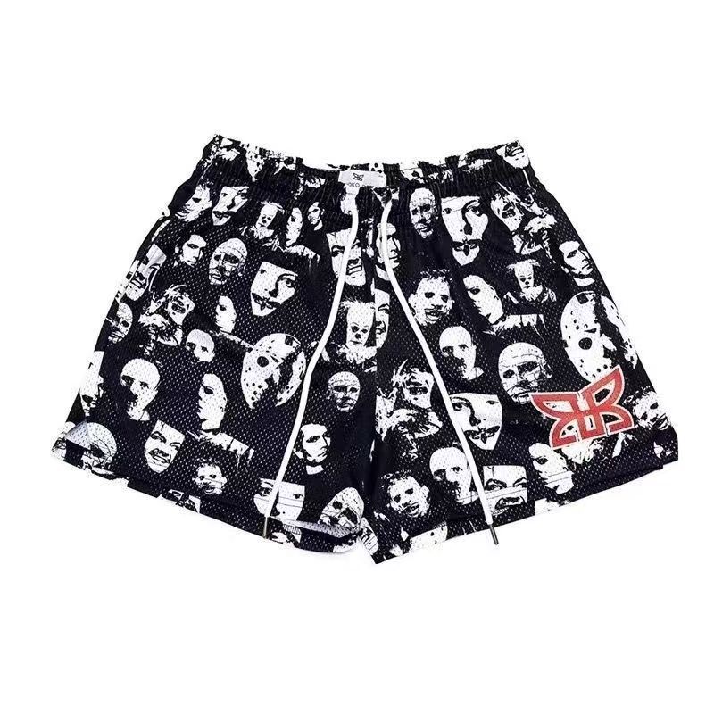 [favorable rating over 99% the same style] American sports shorts casual basketball tide brand quick-drying mesh but knee four