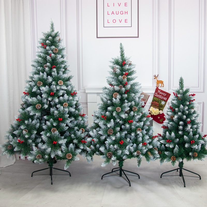 Christmas decorations Christmas tree 1.2 1.5 meters 1.8 meters 2.1 meters Christmas tree sticky white encrypted Christmas tree