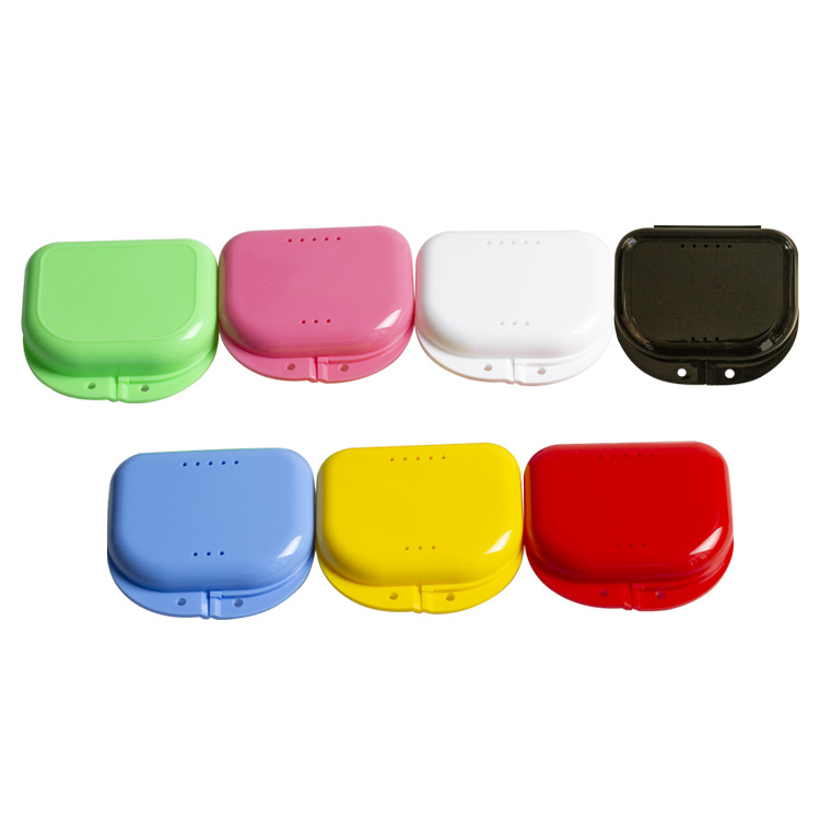 Picture of Dental Denture Box Tooth Storage Box Carrying Holder Box Size Open Tooth Storage Box Molar Set Box Corrector Box