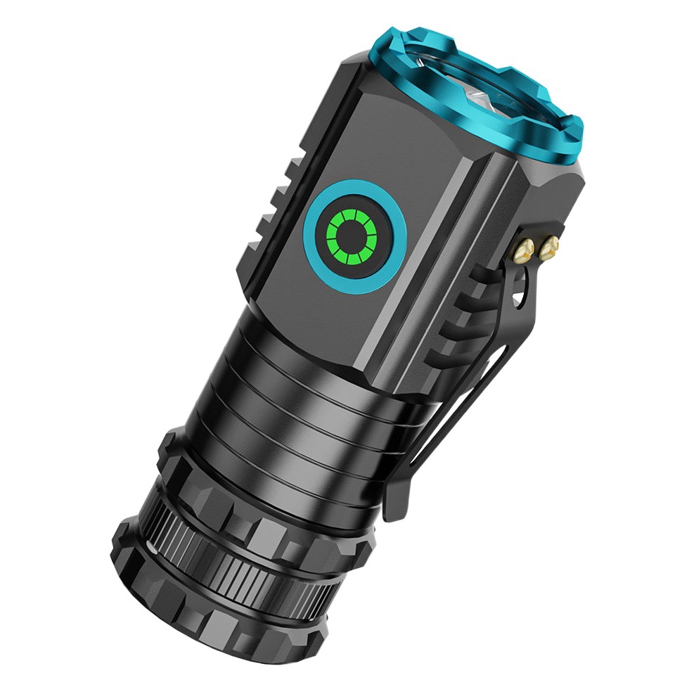 Cross-border new strong light long-range flashlight burst light mini portable small flashlight outdoor multi-function Clip lamp flashlight