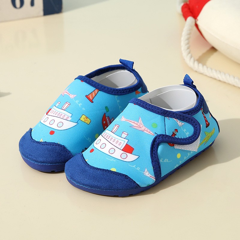 Picture of Children's water park Baby Beach socks non-slip diving shoes snorkeling socks swimming shoes drifting soft shoes wading shoes socks