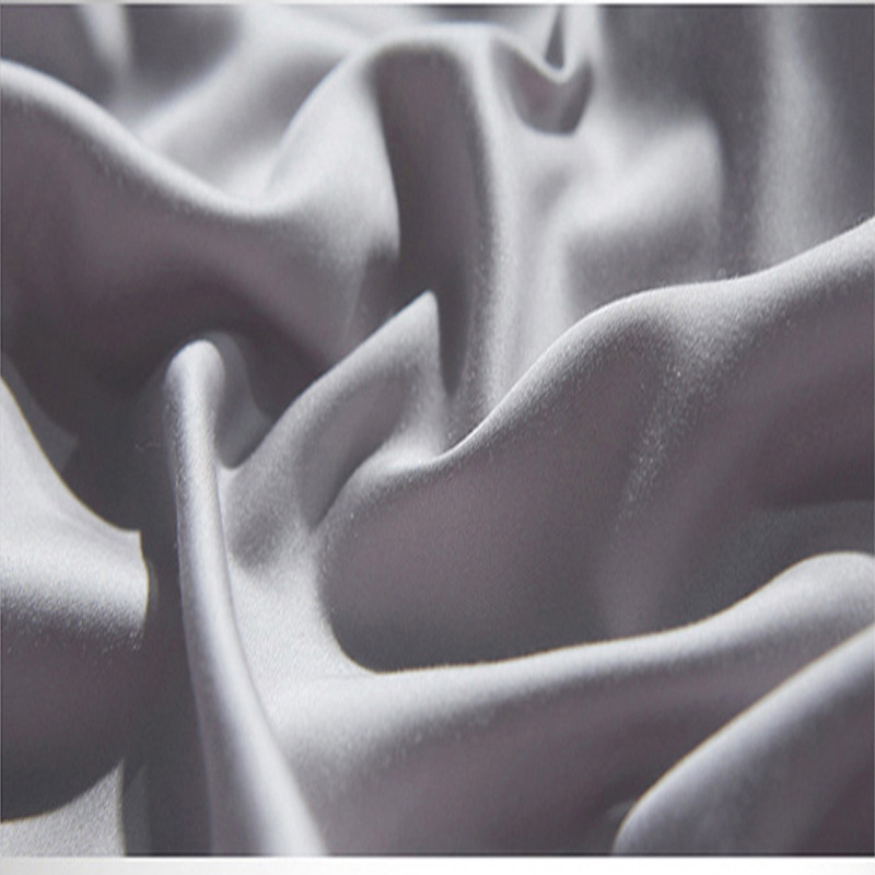 Picture of Satin Tencel Lyocell Fiber Fabric 60 Count Pure Color Wide Dyed Fabric Woven Hotel Linen Home Textile Fabric