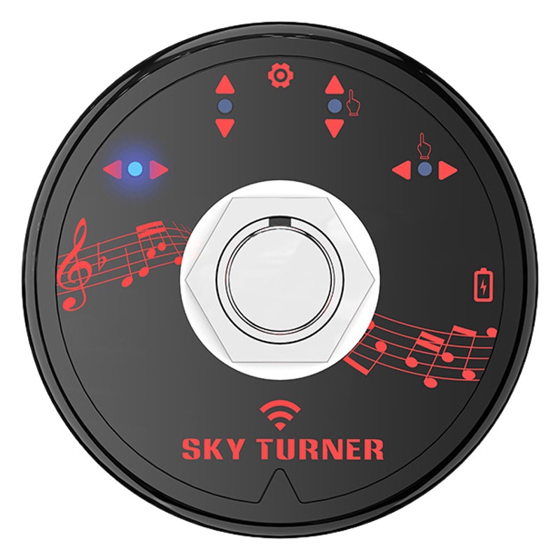 Wholesale wireless bluetooth page flipper guitar piano music score screen scratcher fast hand trembles remote camera controller