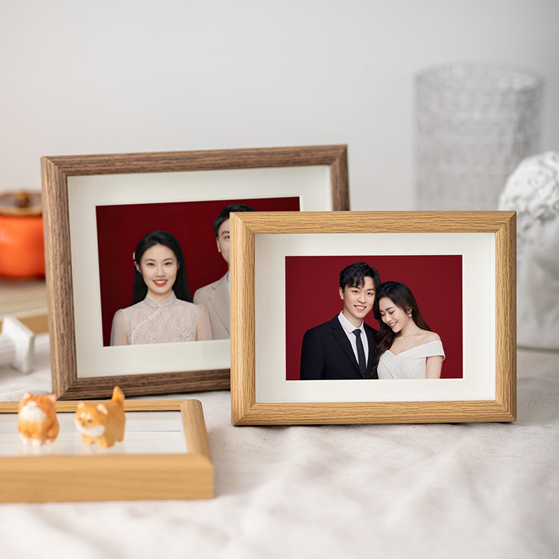 Hollow photo frame wooden table 6 inch 7 inch 8 inch 10 inch A4 wall oil painting stick creative photo wall picture frame wholesale