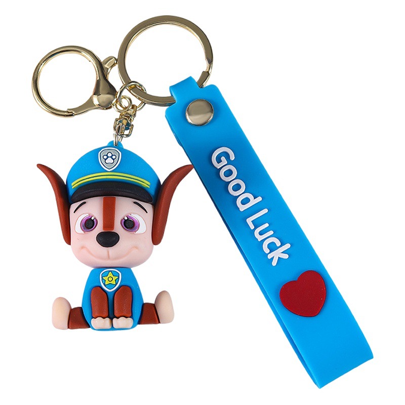 Cute dog family doll Keychain Car pendant exquisite personalized bag key chain ornaments gift wholesale