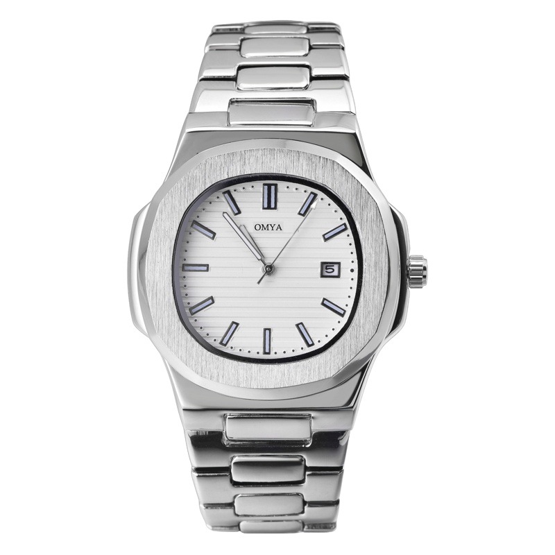 In stock waterproof quartz watch with calendar men's watch wholesale with watch simple dial watches wholesale